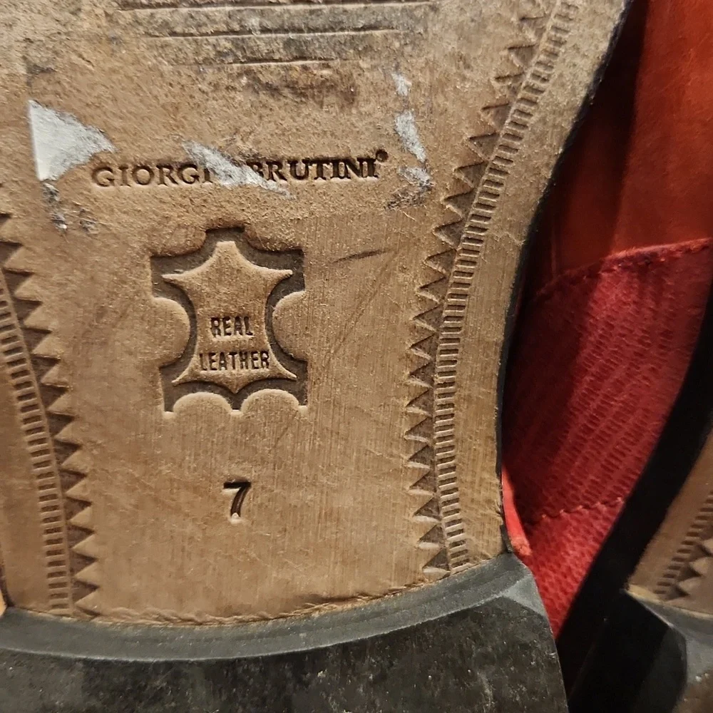 Giorgio Brutini Salmon Oxfords Size 7M